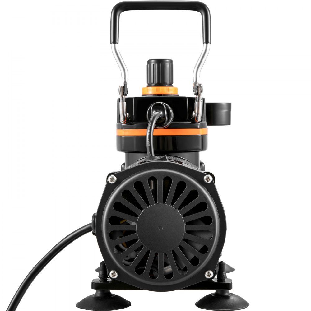 Professionelles Dual-Action-Airbrush-Spritzpistolen-Set, 18–23 l/min, 120 W, 230 V, Mini-Airbrush-Luftkompressor, Schwerkraft, Lackierpistole für Werbeillustrationen, Körperbemalung, Modellbau, Nageldesign