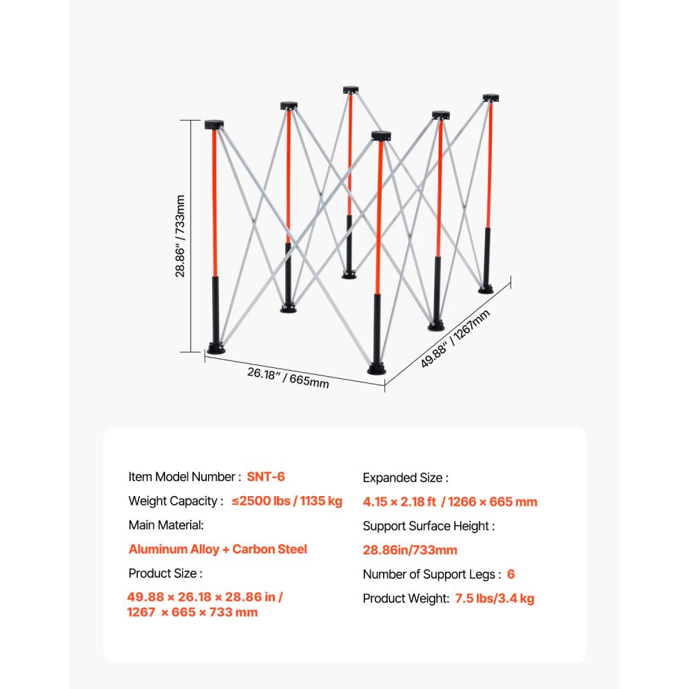 Tragbarer klappbarer Montageständer (1266 x 665 x 733 mm), klappbarer Werkbank-Werkbankständer mit 1135 kg Tragkraft & Aufbewahrungstasche (ohne Tischplatte) für Garagenwerkstatt Tragbarer klappbarer Montageständer (1266 x 665 x 733 mm), klappbarer Werkbank-Werkbankständer mit 1135 kg Tragkraft & Aufbewahrungstasche (ohne Tischplatte) für Garagenwerkstatt