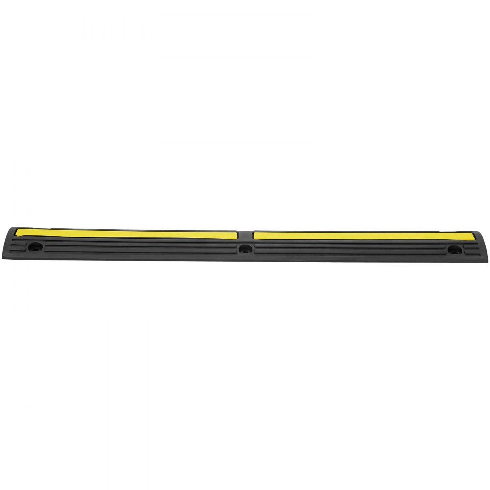Kabelschutzmatte Kabelkanal schwarz Außenkabelkanal 4x 1-Kanal Schlauchbrücke Kabelbrücke Überlaufschutz Kabel 100x 15x3,1cm