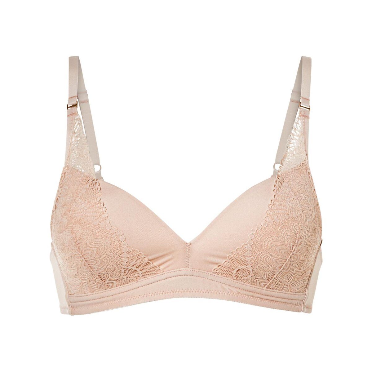 Spitzen-Bralette mit gepolsterten Cups
