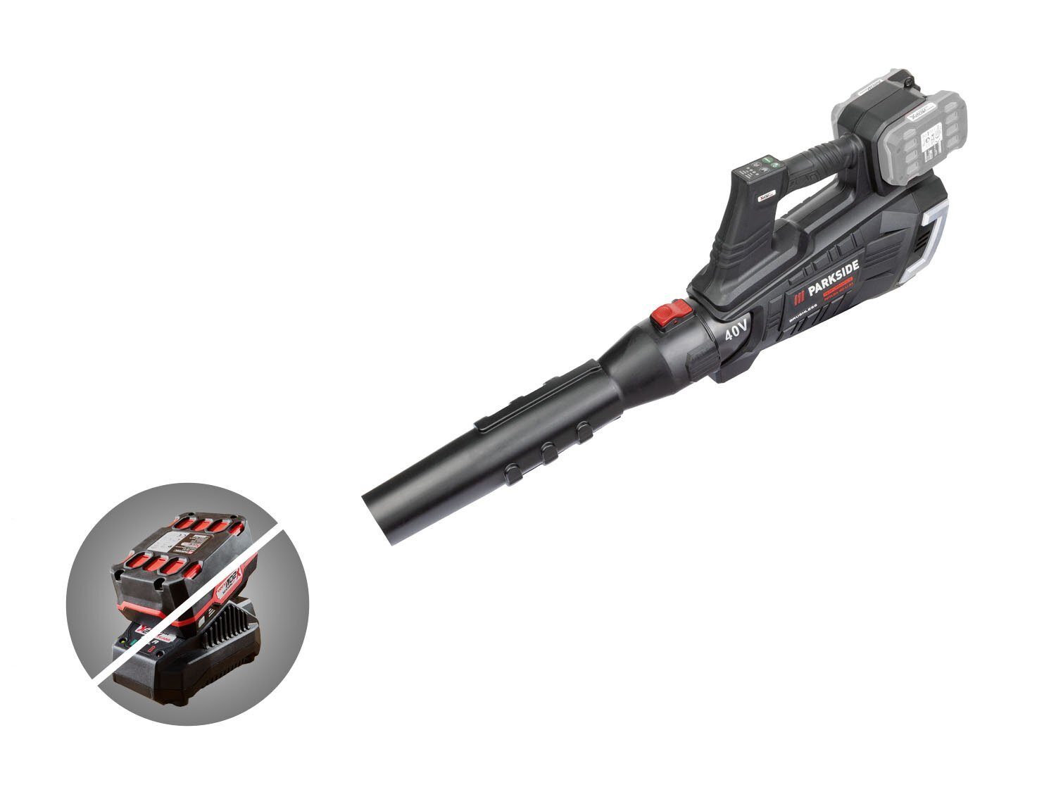 PARKSIDE PERFORMANCE accubladblazer met turbine, 40V, PPTLBA 40-Li A1 (zonder accu en lader)