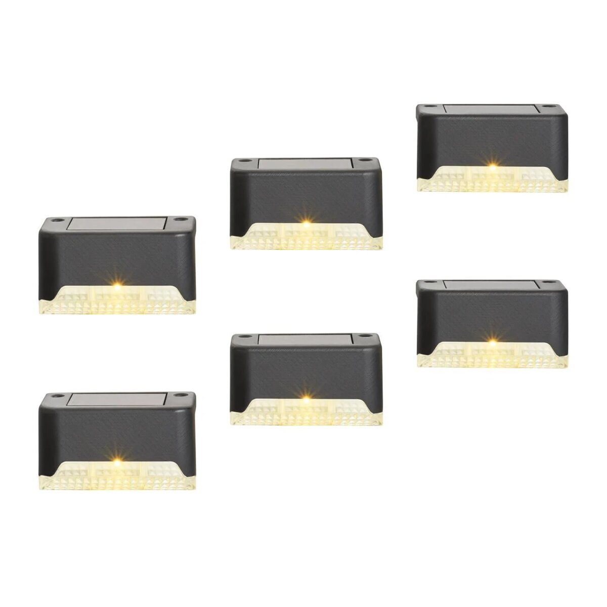 LIVARNO® LED-lampen op zonne-energie, 6 stuks
