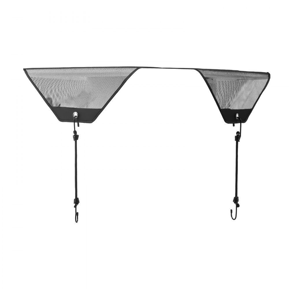 Abdeckung für Klimaanlagen für den Außenbereich, 810 x 810 mm, Schutzhülle für Klimaanlagen, PVC-Netzabdeckung mit elastischen Haken, reißfest, für den Außenbereich, für alle Jahreszeiten, Schwarz