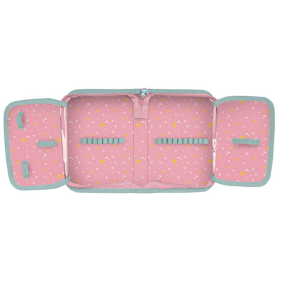Mint colored pencil case without Dreamer Stitch features