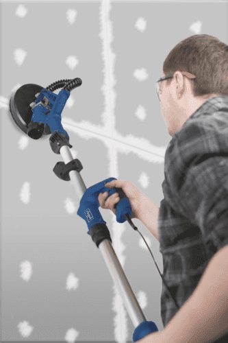 Wand- und Deckenschleifer DS920 scheppach - 230V 50Hz 710W | Inklusive 24-teiligem Zubehörset