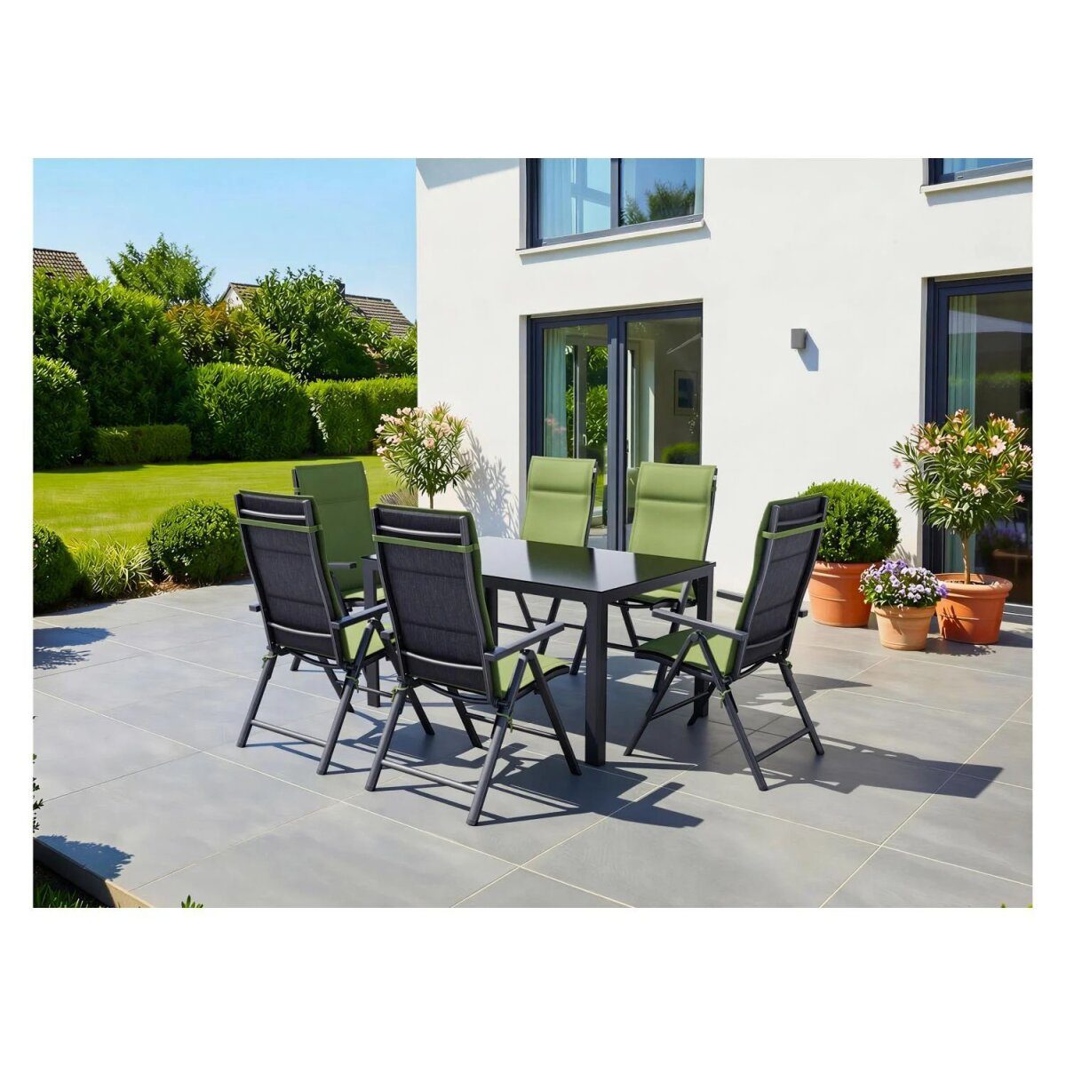 LIVARNO® aluminium tuintafel »Houston / Toronto« grijs, 140 x 92 x 74 cm
