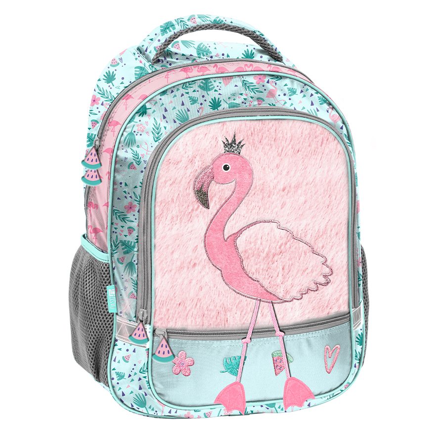 Flamingo school backpack