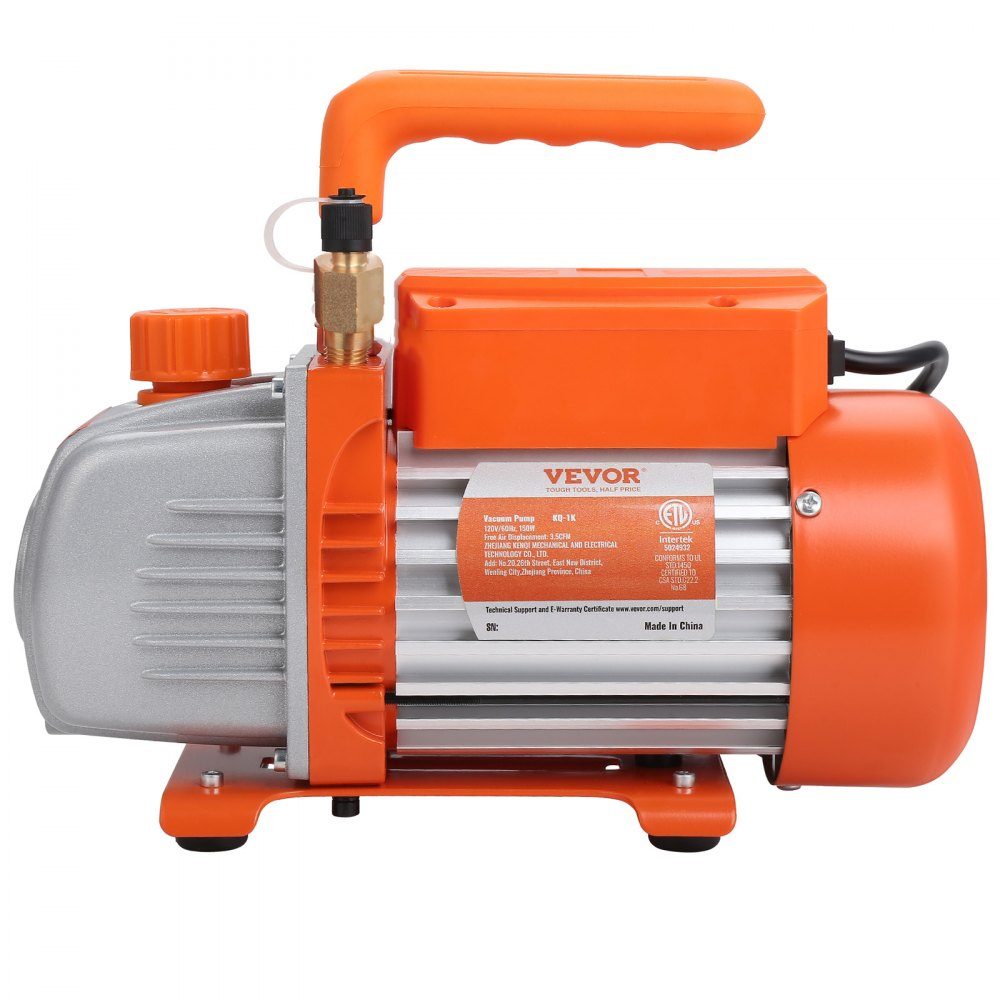Vakuumpumpe 100L/min Vakuumpumpe A2L explosionsgeschützt 150W 220V/50HZ 1440RPM 55-276bar 250ml Ölkapazität HVAC Vakuumgeräte Verteiler Manometer Set Klimaanlage Fahrzeug Kühlsysteme