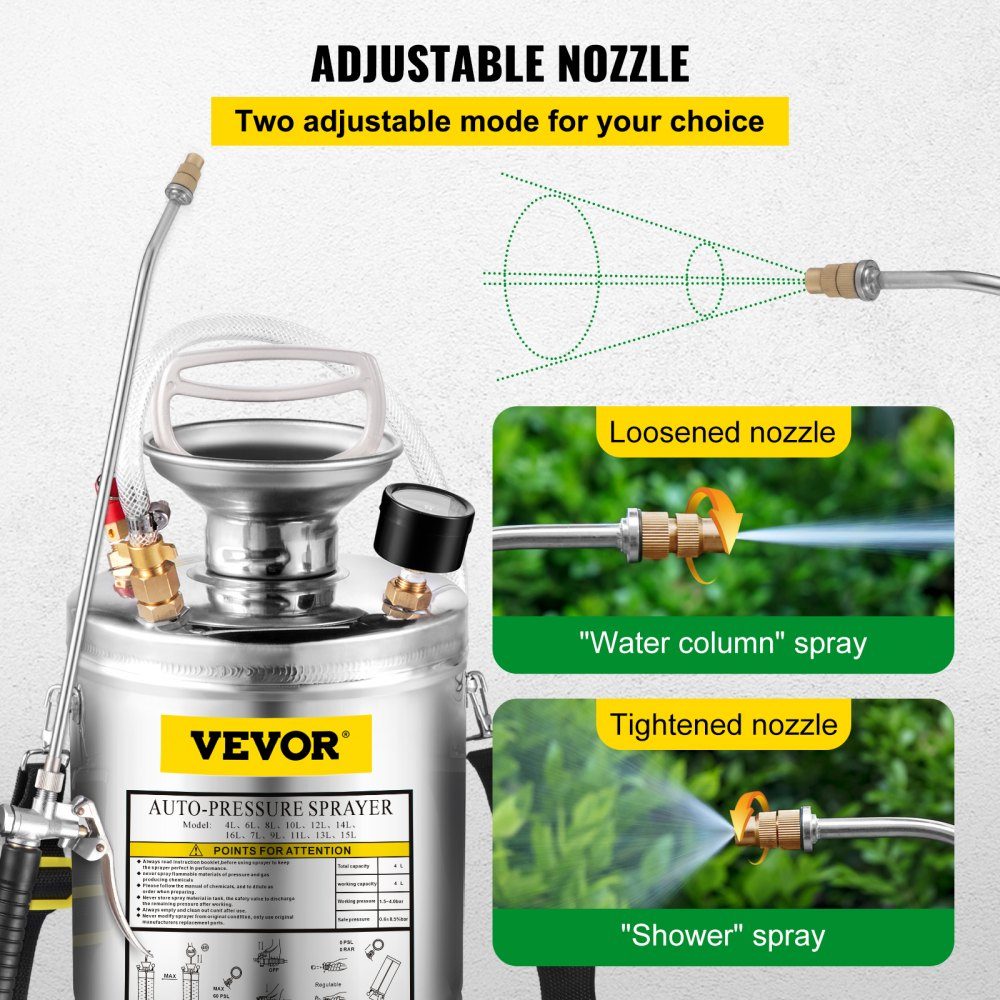 Nébuliseur d'étang de jardin machine à brouillard ultrasonique 4L machine à brouillard ultrasonique en acier inoxydable adaptée à la maison, au jardin, aux véhicules touristiques, aux véhicules spéciaux, aux navires, au nettoyage de véhicules, au nettoyag