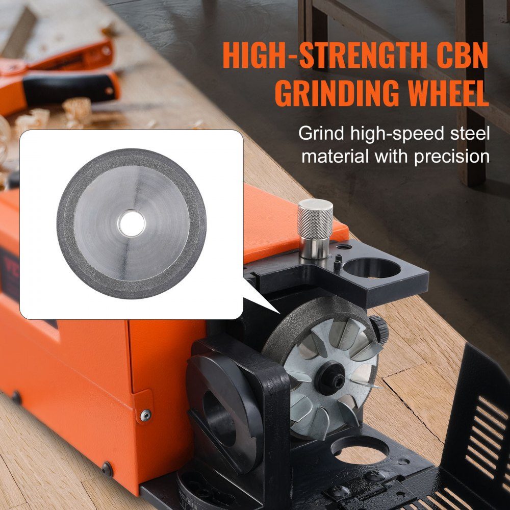 Wiertarka MR-13A Szlifierka 120 W Stacja ostrzenia 4500 obr./min Stalowa ostrzałka do wierteł 95-135° Regulowany kąt końcówki 11 tulei zaciskowych Odpowiednie do wierteł o średnicy φ3–13 mm – Nr kat. HT-23385