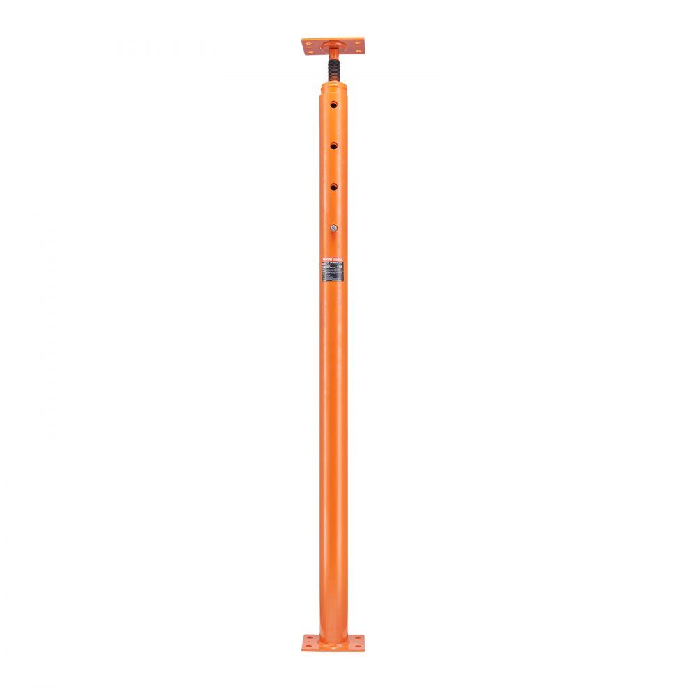 Podnośnik domowy, zakres wysokości od 56" do 100", maksymalne obciążenie 8600 kg, regulowana belka nośna, podnośnik piwniczny, słupek do poziomowania, wspornik do podnoszenia, teleskopowy podnośnik stalowy do tymczasowego podparcia – Nr kat. HT-23025