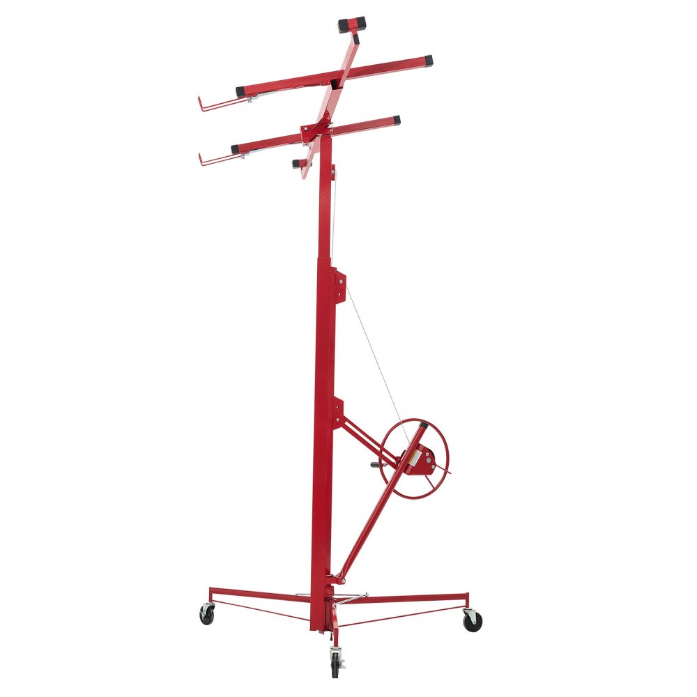 Plattenheber bis max. 68 kg, 4877 mm Höhe, Gipskartonheber mit verstellbarem Teleskoparm, Gipskarton, Trockenbauheber, Plattenheber, Hebezeug, Werkzeug, für Decken- und Wandmontage (rot) Plattenheber bis max. 68 kg, 4877 mm Höhe, Gipskartonheber mit verstellbarem Teleskoparm, Gipskarton, Trockenbauheber, Plattenheber, Hebezeug, Werkzeug, für Decken- und Wandmontage (rot)