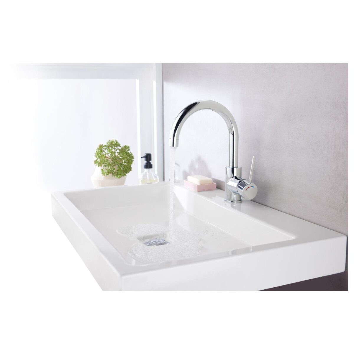 LIVARNO home mitigeur lavabo, avec bec pivotant (chromé) bon