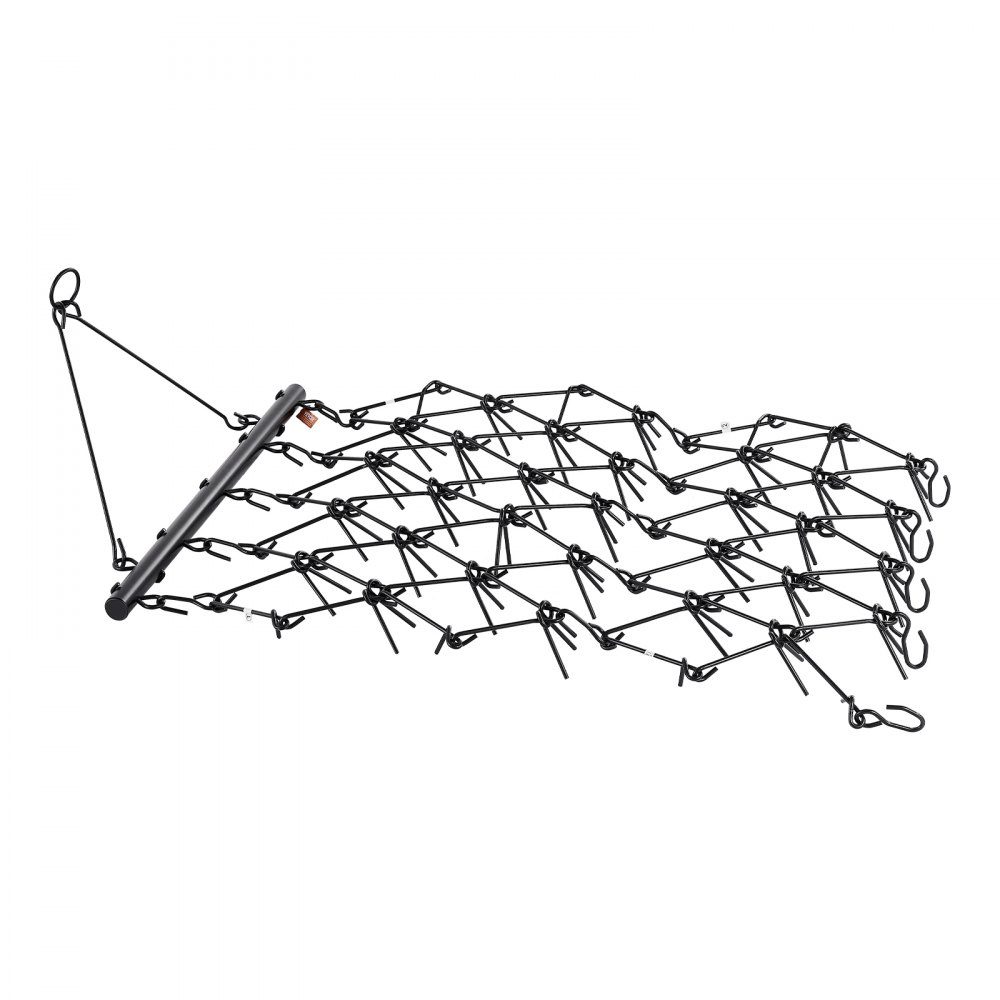 Sleepeg, 1707 x 1219 mm, weideeg met 80 scherpe tanden, geschikt voor ATV- en UTV-tractoren, voor grondbewerking, zaaien, egaliseren van landschap en onderhoud van grindopritten op de boerderij