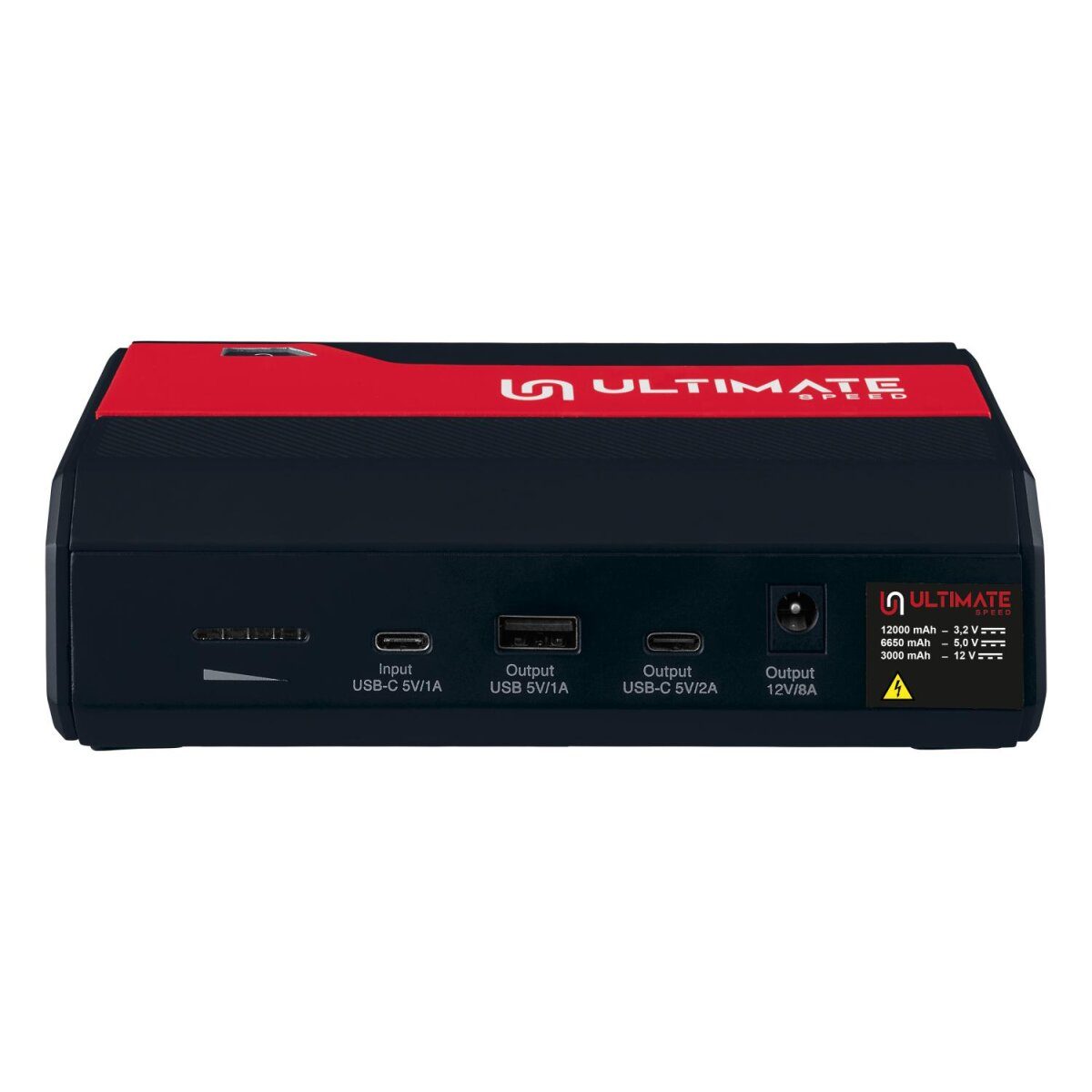 ULTIMATE SPEED® Démarreur de voiture mobile »UMAP 12000 C4«, avec batterie externe