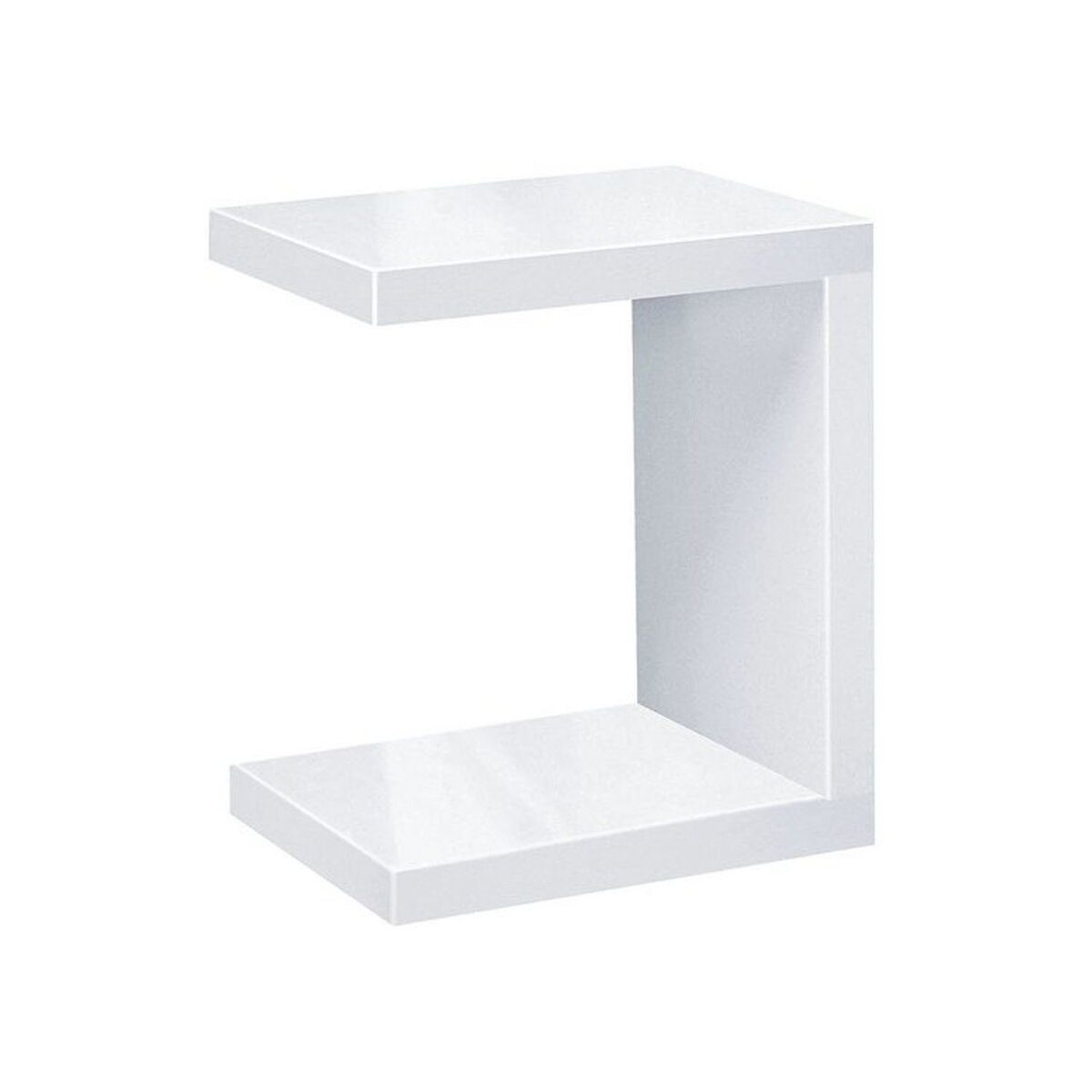 PHOENIX side table “Solina”, in C-shape, high gloss