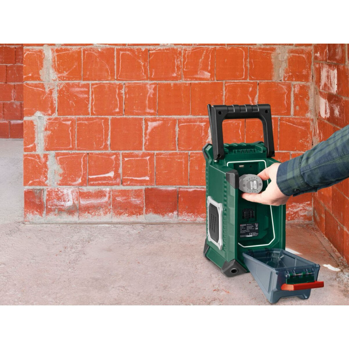 PARKSIDE® Akku-Baustellenradio PABR 20-Li A1 (ohne Akku und Ladegerät) PARKSIDE® Akku-Baustellenradio PABR 20-Li A1 (ohne Akku und Ladegerät)