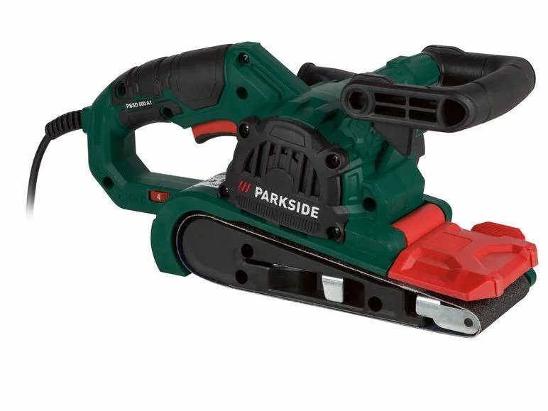 PARKSIDE® Bandschleifer „Dragster PBSD 600 A1“, 600 Watt, mit Saugfunktion