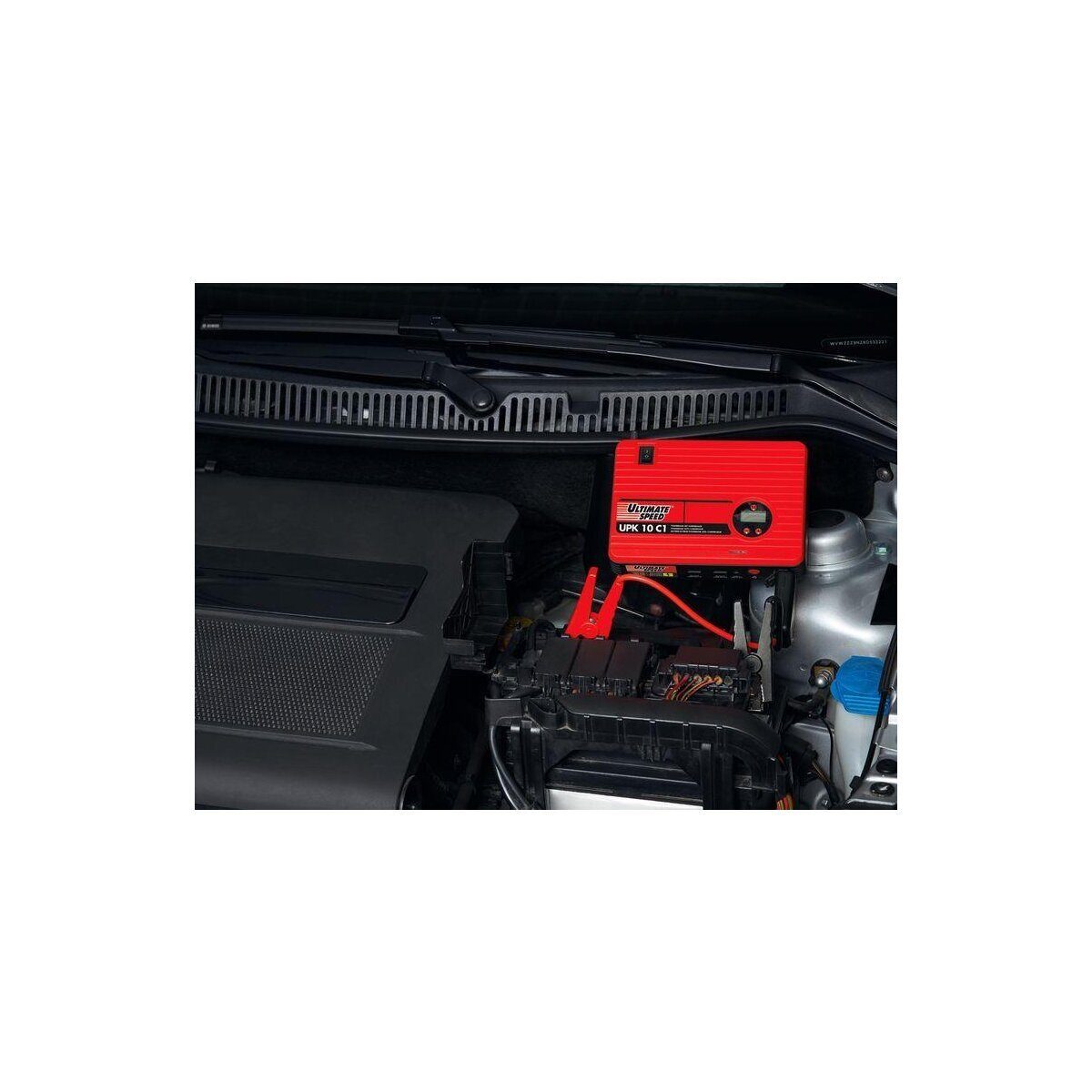 Power bank car jump starter with compressor air attachments and flashlight SOS kit