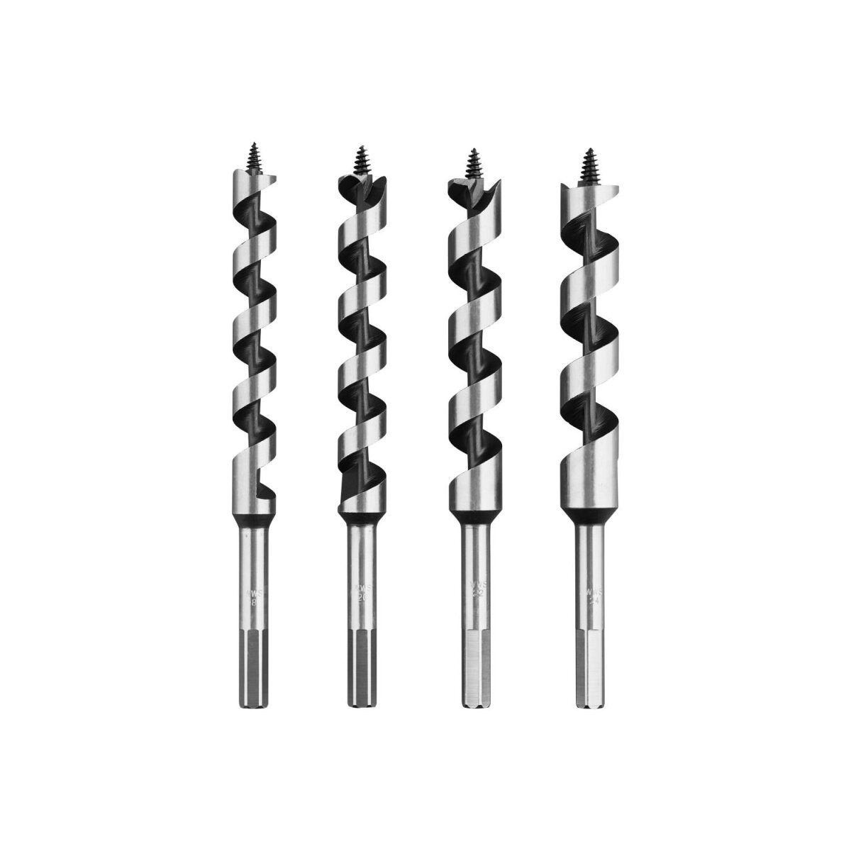 PARKSIDE® Spiralbohrer-Set groß, 4-teilig, Sechskant
