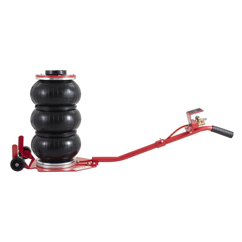 Pneumatyczny podnośnik samochodowy Triple Bag Air Jack 3 t, Triple Bag Air Jack 140-450 mm wysokość podnoszenia Bag Air Jack, 5 minut podnoszenia Podnośnik Air Jack oszczędzający pracę w przypadku SUV-ów, ciężarówek, samochodów itp.