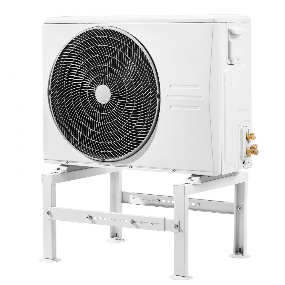 Air Conditioner Floor Stand, Anti-Vibration Mini Split Stand for 9000-60000 BTU Ductless Air Conditioner Heat Pumps, Floor Mount AC Base Bracket with Max 350kg Load Capacity