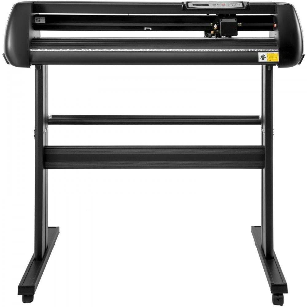 Snijplotter, plottermachine Max. 720 mm papiertoevoer, vinyl snijplotter, folieplotter, vinyl snijplottermachine, snijnauwkeurigheid 0,01 mm, hobbyplotter, 3 messen Incl