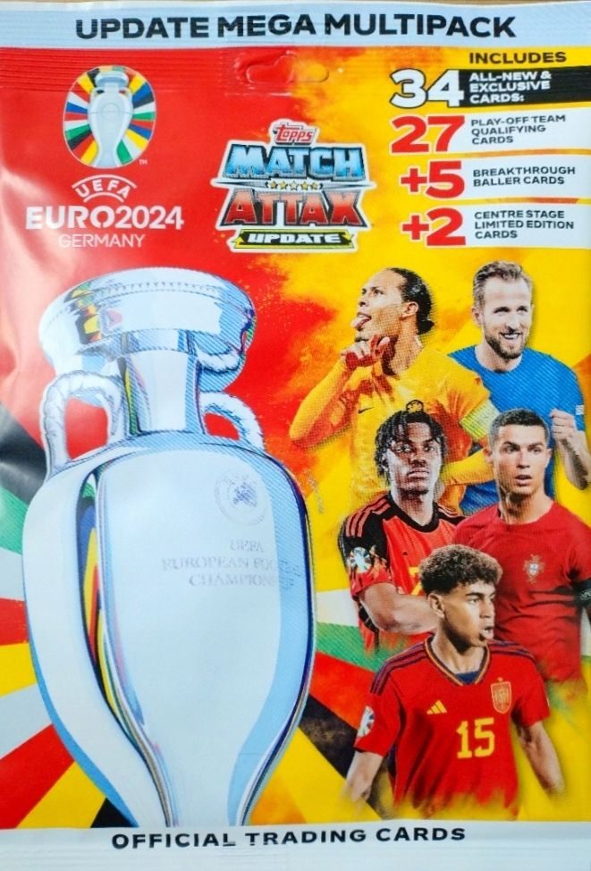 Multipack aktualizacji Topps Match Attax na EURO 2024 – wydanie polskie