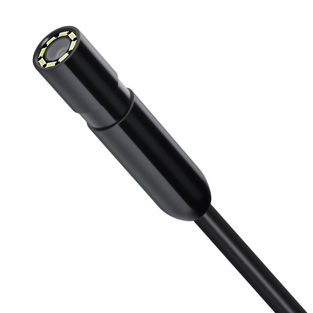 Endoskopkamera mit Licht, 1920P HD-Endoskop für Android und iOS, Inspektionskamera mit 8 LED-Leuchten und 3 m Kabel, 2-fach Zoom, wasserdichte IP67-Kanalkamera für Auto und Sanitär