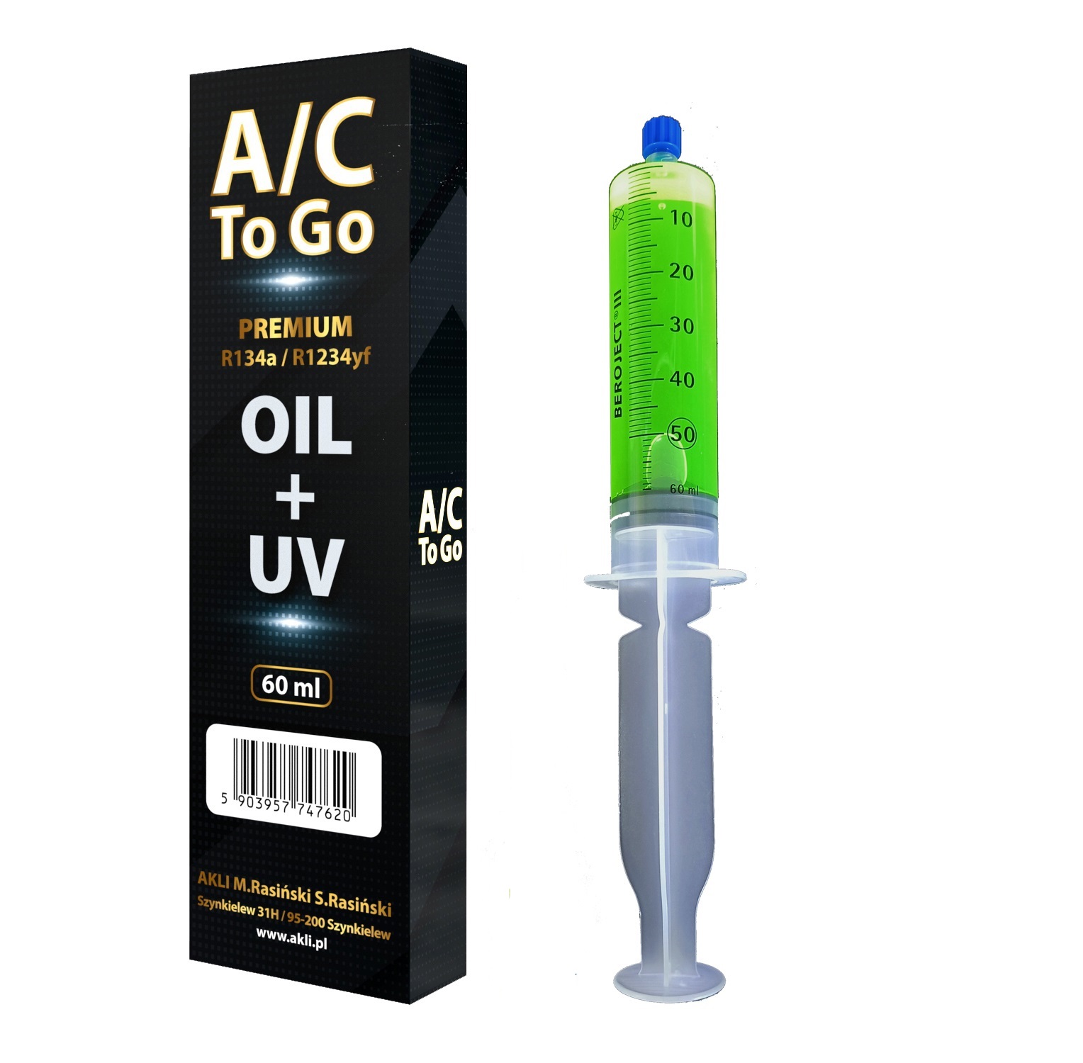 Auto-Klimaöl für R134a und R1234yf 60 ml OHNE ADAPTER Auto-Klimaöl für R134a und R1234yf 60 ml OHNE ADAPTER