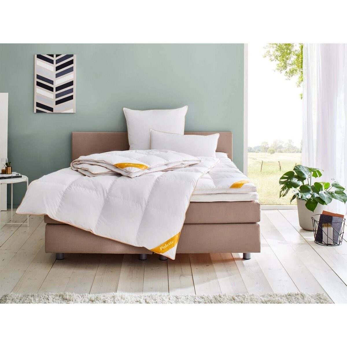 Balette deLuxe Gänsedaunen-Kassettendecke Gold Edition warm
