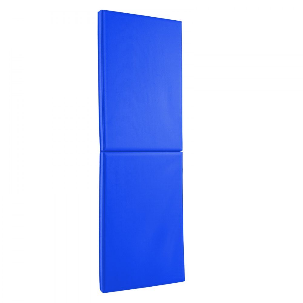 Gym Wall Pad (180 x 60 x 5 cm), Tear-Resistant Wall Mat, Removable High Density Foam Padding for Wall Mounting for Basketball Courts, Basement Protective Pad, Blue