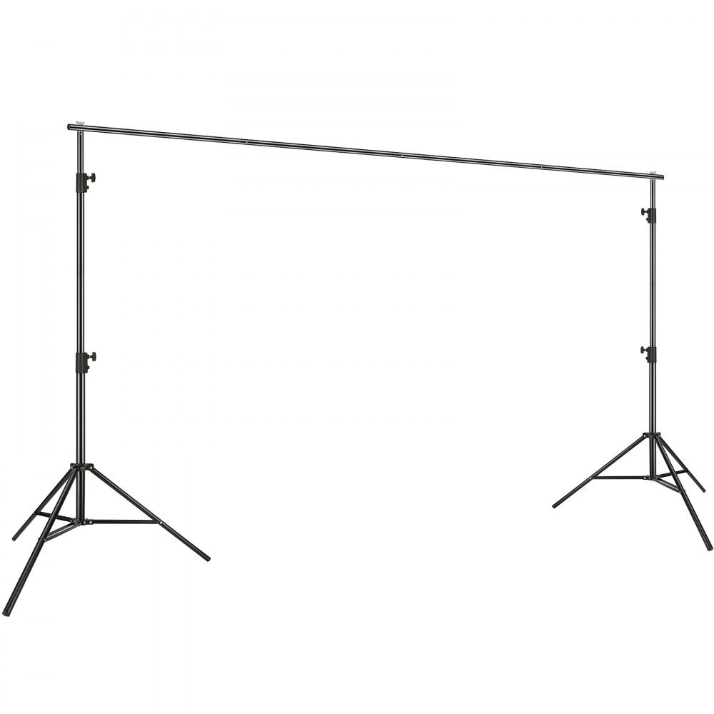 Fotografieachtergrond Fotografieachtergrond 2900x3500mm Stofgrootte Studio Props Achtergrond met 2 driehoekige beugels 2400-2920mm Verstelbare telescopische hoogte Bruiloftsfeest