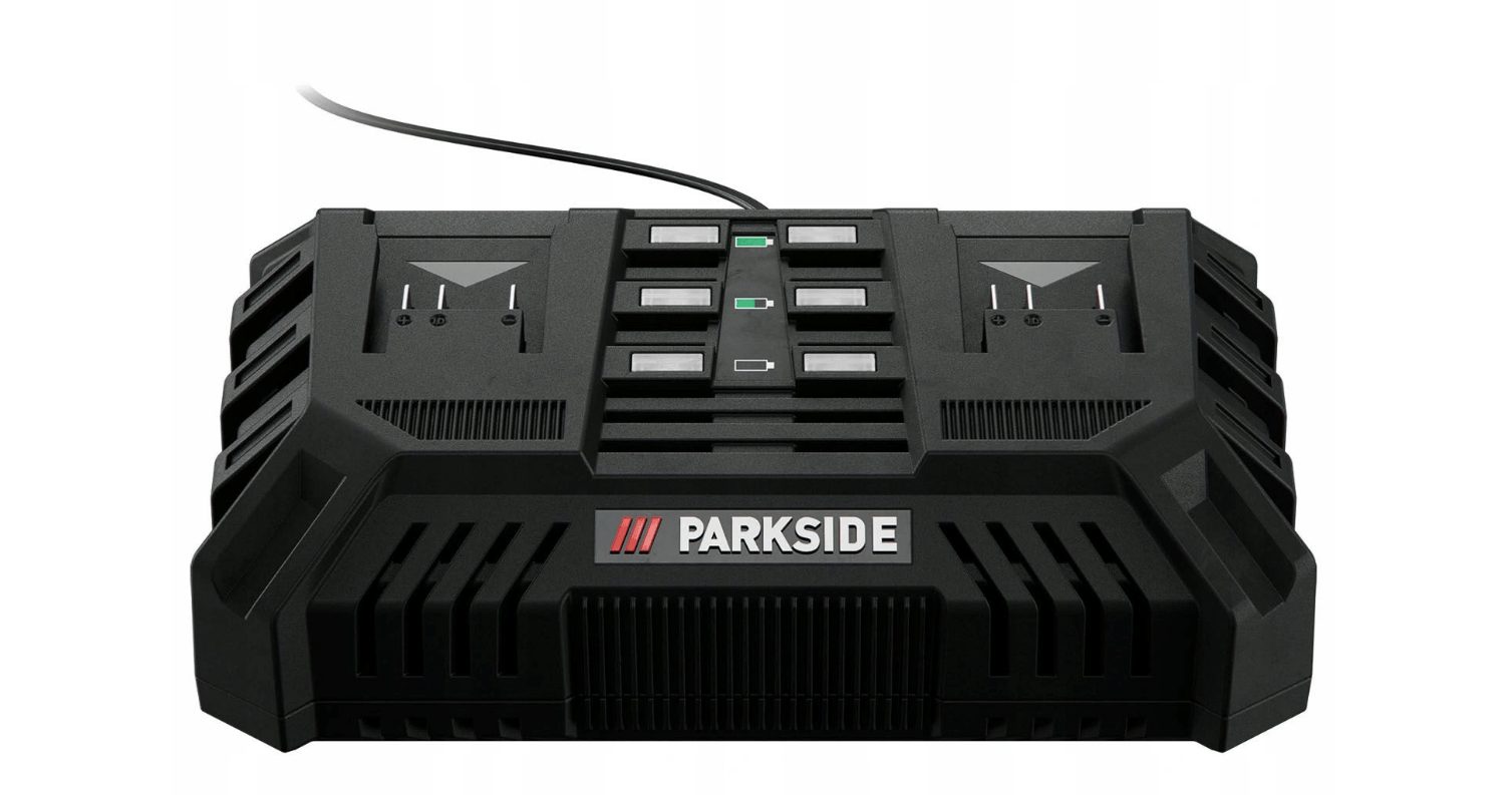 PARKSIDE® 20 V Akku-Doppelladegerät »PDSLG 20 A1«, 4,5 A mit 2x2AH Akkusatz