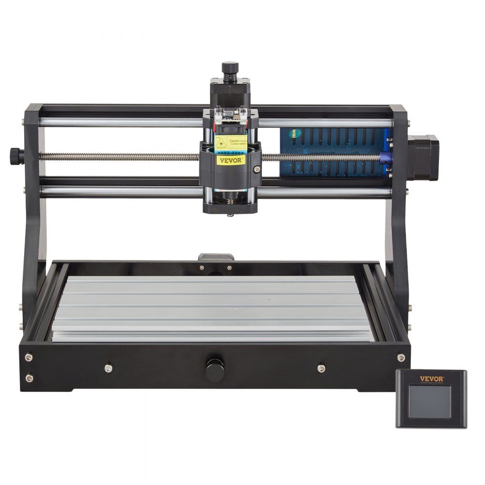2500mW CNC 3018 DIY Machine de gravure Pro 300x180x45mm Machine de gravure 3 axes Mini graveur avec carte de commande GRBL et contrôleur hors ligne