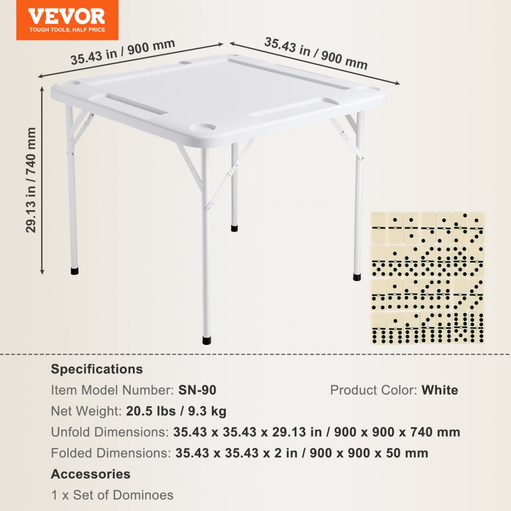 Mahjongtafel, dominotafel, opvouwbare kaarttafel voor 4 spelers met 4 bekerhouders en 4 chipcompartimenten, draagbare dominospeltafel met 1 set dominostenen voor Mahjong pokerpuzzels Mahjongtafel, dominotafel, opvouwbare kaarttafel voor 4 spelers met 4 bekerhouders en 4 chipcompartimenten, draagbare dominospeltafel met 1 set dominostenen voor Mahjong pokerpuzzels
