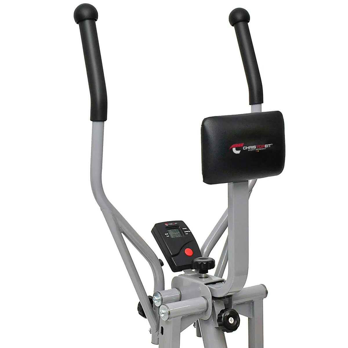 CHRISTOPEIT SPORT Nordic Walker cross trainer with abdominal cushion, silver