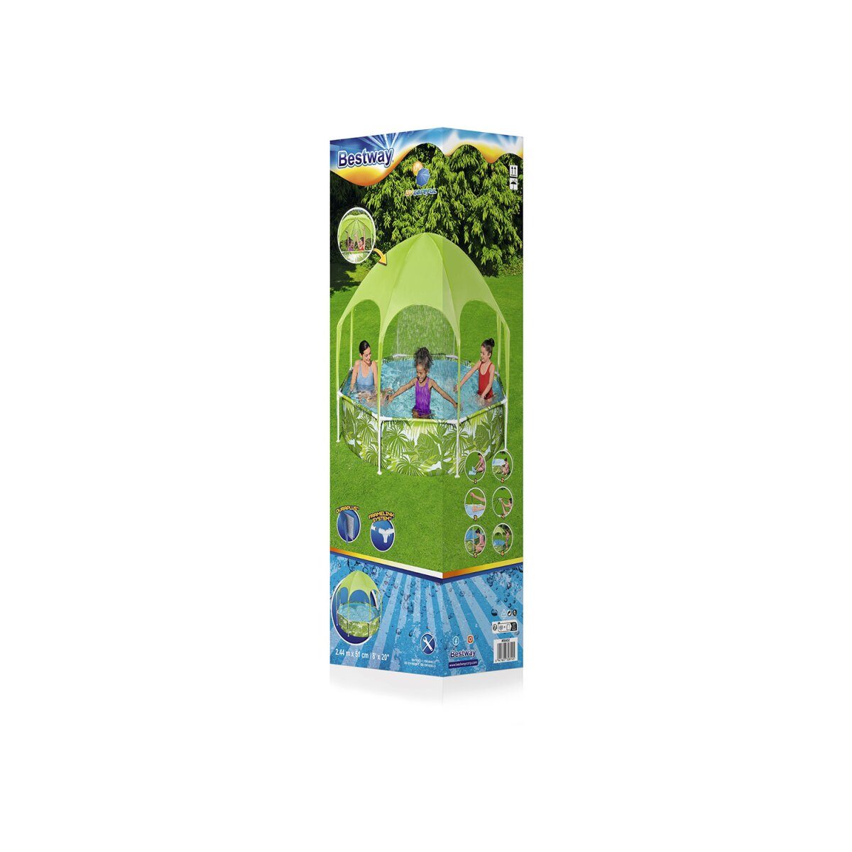 Bestway Planschbecken Splash in Shade Ø 244 x 51cm