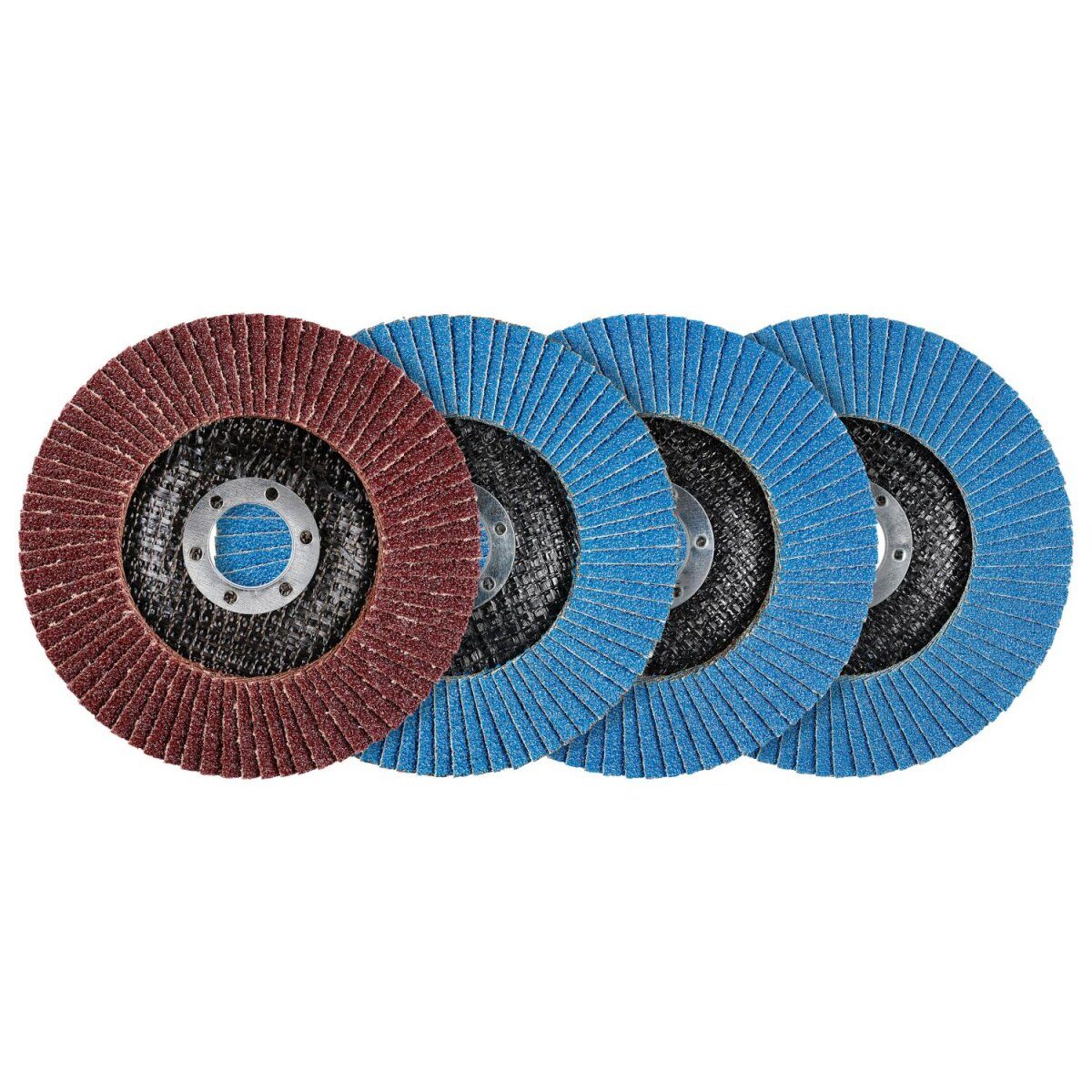 Akcesoria do szlifierek kątowych PARKSIDE®, Ø 125 mm, tarcze ząbkowane 4 sztuki.