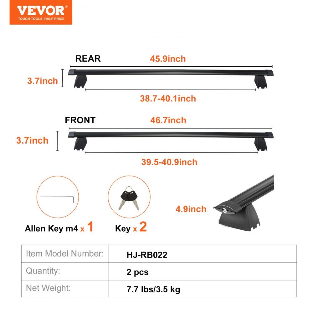 Black Roof Rack Cross Bars Compatible with Jeep Grand Cherokee 2011-2021 with Grooved Side Rails 90kg Load Capacity Aluminum Cross Bars with Locks for Roof Racks etc