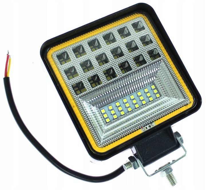 42 światła robocze LED — megamoc 126 W, 12–24 V
