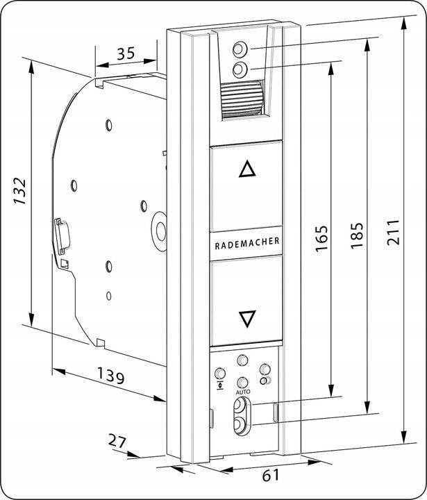 Rademacher RolloTron basis DuoFern 1200-UW (18234511)