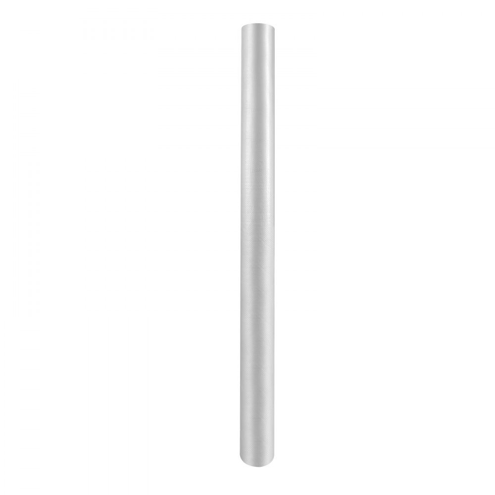 House film 2.74 x 45.72 m, vapor barrier film, 0.13 mm thick, vapor barrier, high-performance vapor barrier film for tear-resistant, vapor barrier tarpaulin for residential and commercial buildings, white