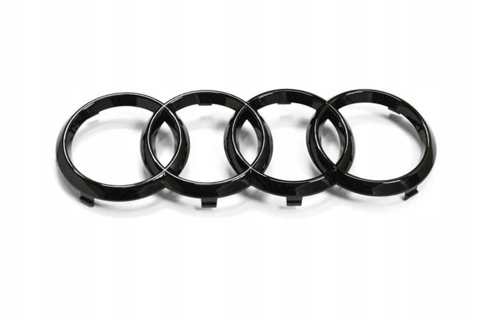 Original Audi Q7 emblem front logo grill black 4M0071801 4M0853605