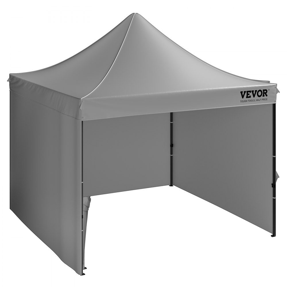 Pavillon 304,8x304,8x320cm Gartenzelt 500D PU Silberstoff Faltpavillon höhenverstellbar inkl. Aufbewahrungstasche Partyzelt 6-8 Personen Pop-up-Zelt Faltzelt Gartenpavillon für Campingausflug