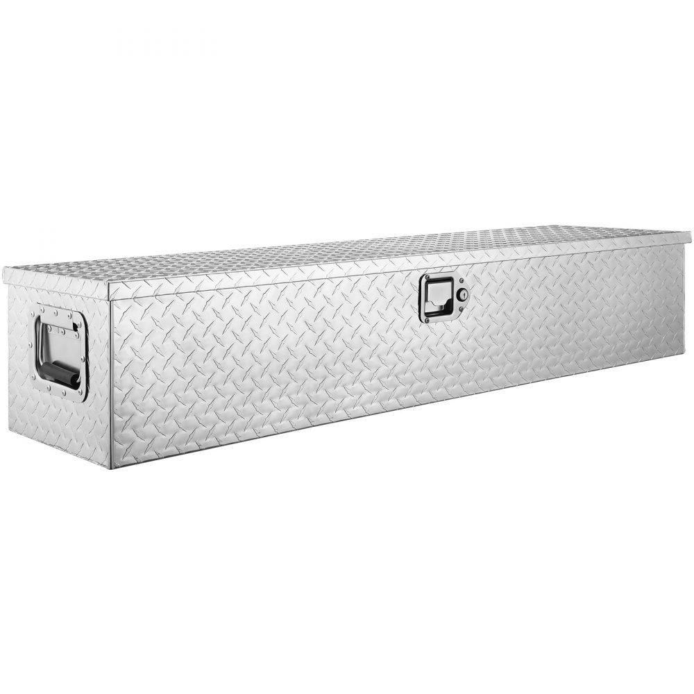 1219 x 381 x 381 mm gereedschapskist voor vrachtwagenbed, afsluitbare 177 l vrachtwagenkist gereedschapskist opslag gereedschapskist, 50 kg draagvermogen gereedschapskist organizer voor camper, auto enz.