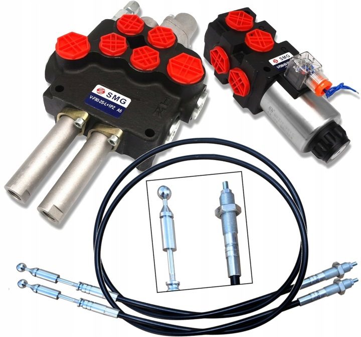 3-piece hydraulic set 80 l/min with floating part and lock for TURA swimming