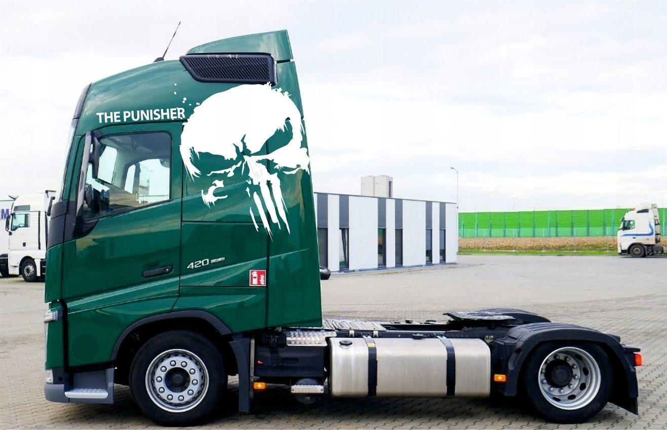 STICKER vehicle lettering MERCEDES ACTROS VOLVO FH 4 PUNISCHER DAF Set 1