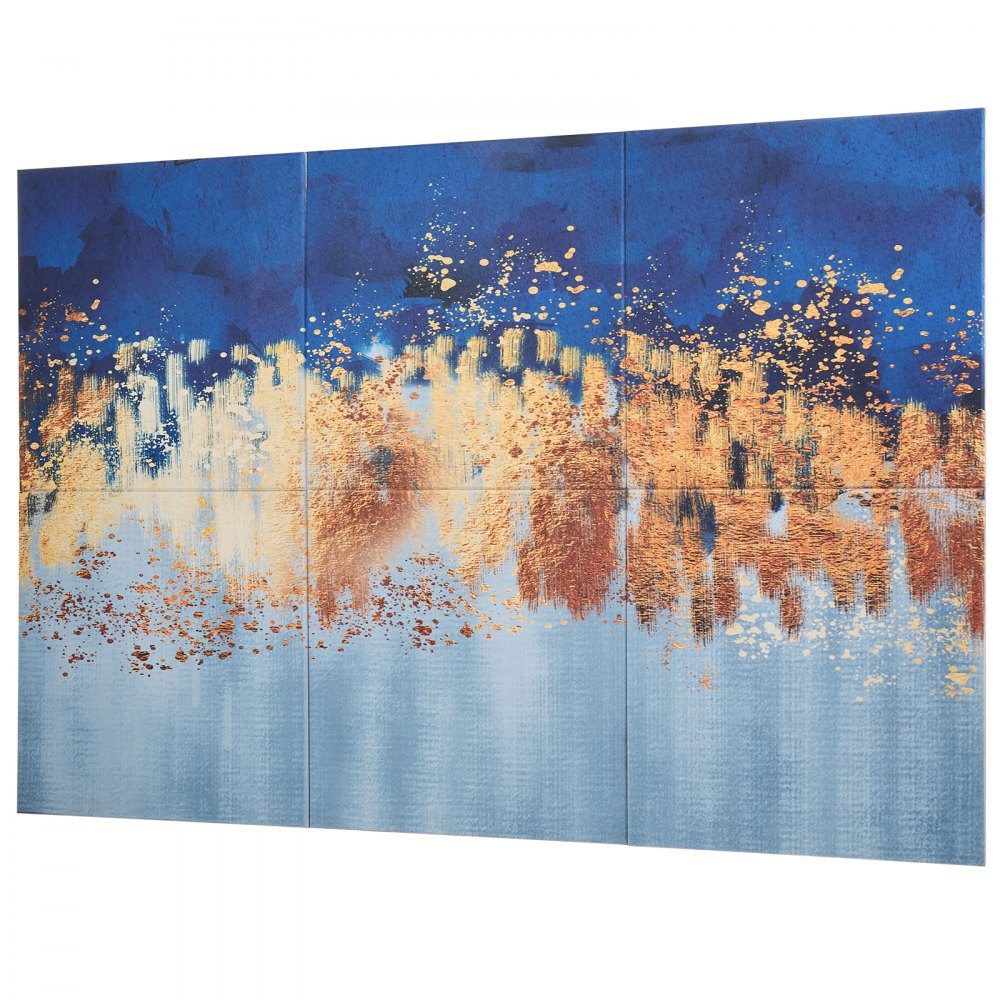 Packung mit 6 Akustikplatten, 1800 x 1200 x 10 mm, Akustikwandpaneele, selbstklebende dekorative Schalldämpfungs- und Absorptionsplatten für Zuhause, Büro, Studio, Spielzimmer, Theater, Malerei