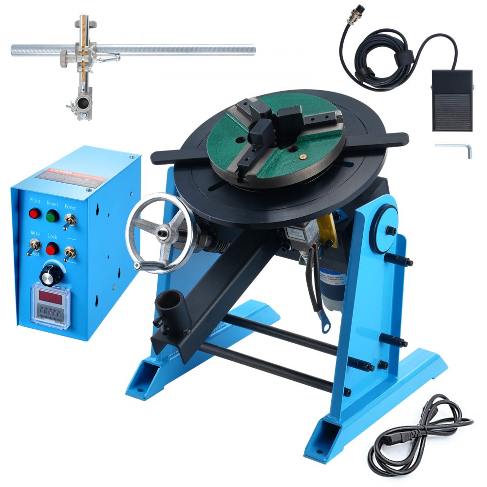 Lasdraaitafel 80 W laspositioneerder 1-12 rpm manipulator 30 kg (horizontaal)/15 kg (verticaal) draaitafel 0-90° kantelhoek KD200 drieklauwplaat voor snijden, slijpen, monteren Lasdraaitafel 80 W laspositioneerder 1-12 rpm manipulator 30 kg (horizontaal)/15 kg (verticaal) draaitafel 0-90° kantelhoek KD200 drieklauwplaat voor snijden, slijpen, monteren